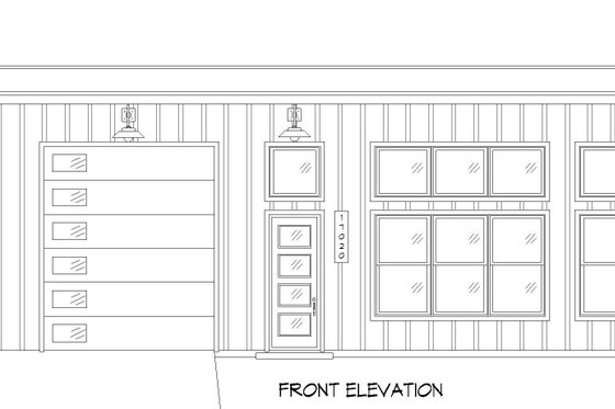 Exterior - Front Elevation 3 for Modern House Plan #932-832 - 2 bed, 2 bath