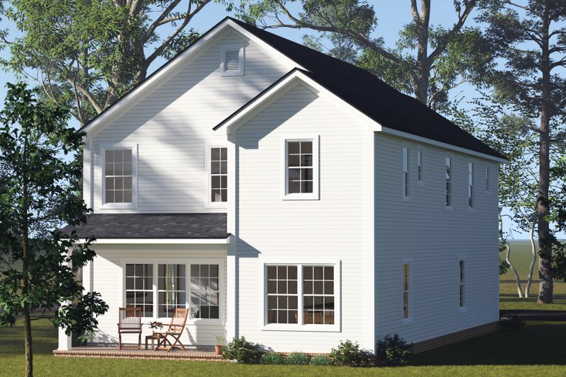 House Design - Exterior - Other Elevation for Cottage House Plan #513-2320 - 4 bed, 3.5 bath