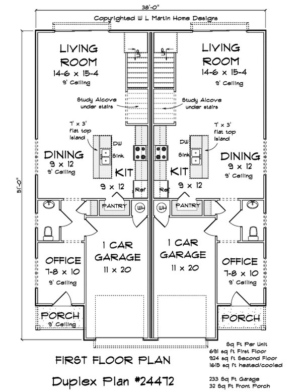 Dream House Plan - Cottage Floor Plan - Main Floor Plan #513-2265