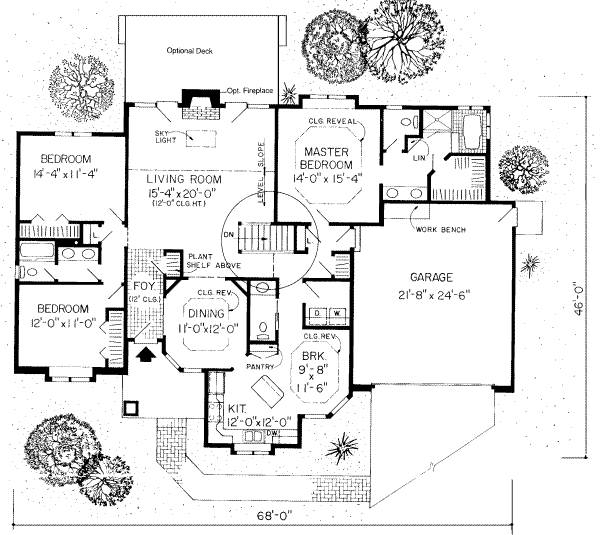 Traditional Floor Plan - Main Floor Plan #312-405