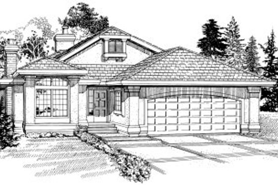 Exterior - Other Elevation for Traditional House Plan #47-632 - 4 bed, 2 bath