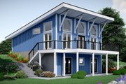 Contemporary Style House Plan - 3 Beds 2 Baths 2000 Sq/Ft Plan #932-1021 