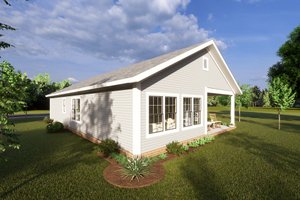 Exterior - Other Elevation for Cottage House Plan #513-2197 - 3 bed, 2 bath