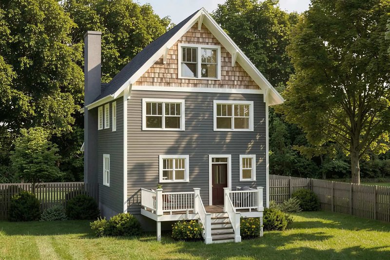 Dream House Plan - Exterior - Front Elevation 3 for Craftsman House Plan #79-305 - 3 bed, 2.5 bath