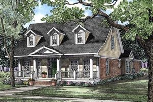 Country Exterior - Front Elevation Plan #17-281