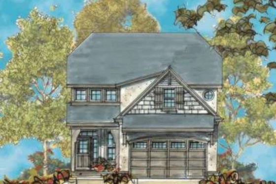Exterior - Front Elevation 3 for Farmhouse House Plan #20-1659 - 4 bed, 2.5 bath