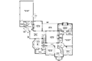 European Style House Plan - 4 Beds 4 Baths 5818 Sq/Ft Plan #81-646 