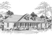 Colonial Style House Plan - 3 Beds 2.5 Baths 2485 Sq/Ft Plan #10-110 