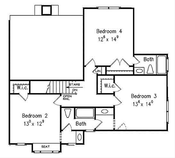 Home Plan - European Floor Plan - Upper Floor Plan #927-20