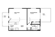 Craftsman Style House Plan - 1 Beds 1 Baths 640 Sq/Ft Plan #515-8 