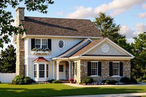 Colonial Photo Plan #137-287