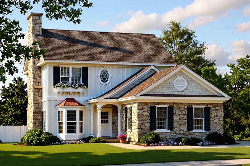Home Plan - Colonial Photo Plan #137-287