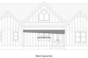 Country Style House Plan - 3 Beds 2 Baths 1614 Sq/Ft Plan #932-1350 Exterior 