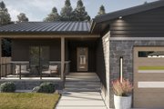 Modern Style House Plan - 3 Beds 2 Baths 1701 Sq/Ft Plan #455-747 Exterior 