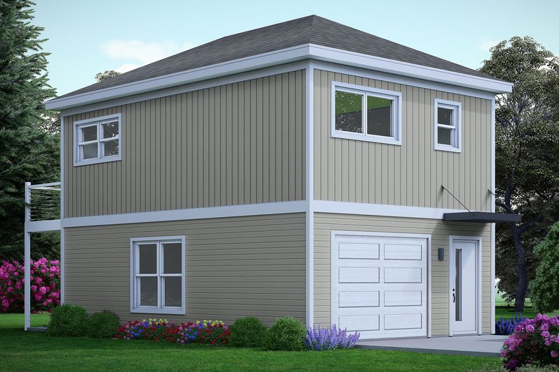 Architectural House Design - Contemporary Exterior - Front Elevation Plan #932-1030