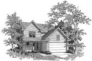 Traditional Style House Plan - 4 Beds 2.5 Baths 1856 Sq/Ft Plan #70-227 