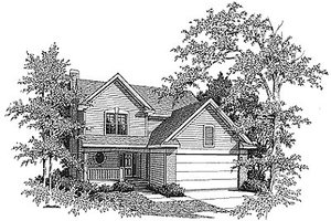 Traditional Exterior - Front Elevation Plan #70-227
