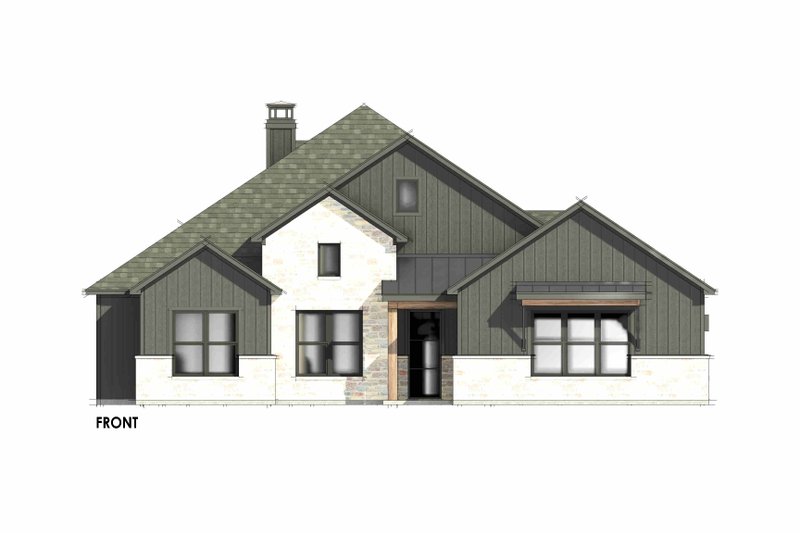 Dream House Plan - Exterior - Front Elevation 7 for Traditional House Plan #1096-87 - 4 bed, 3 bath