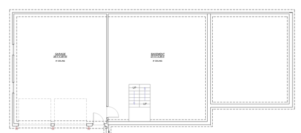 Dream House Plan - Contemporary Floor Plan - Lower Floor Plan #1109-25