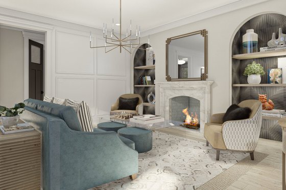 Interior - Other 7 for European House Plan #455-711 - 3 bed, 2.5 bath