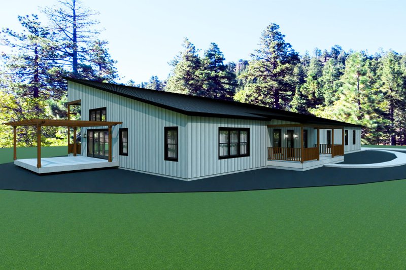 House Blueprint - Photo for Barndominium House Plan #1109-27 - 3 bed, 2.5 bath