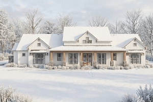 Farmhouse Exterior - Front Elevation Plan #923-458