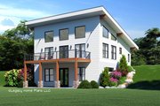 Modern Style House Plan - 2 Beds 2.5 Baths 2202 Sq/Ft Plan #932-739 