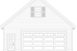 Exterior - Front Elevation 3 for Traditional House Plan #932-544, 0 bath