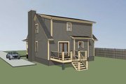 Cottage Style House Plan - 3 Beds 2.5 Baths 1289 Sq/Ft Plan #79-155 