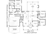 Farmhouse Style House Plan - 3 Beds 2.5 Baths 2489 Sq/Ft Plan #932-1201 