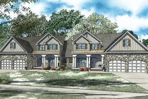 Traditional Exterior - Front Elevation Plan #17-2485