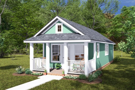 Cottage Style Plan with Office