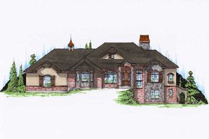 Traditional Exterior - Front Elevation Plan #5-323