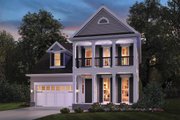 Colonial Style House Plan - 4 Beds 3.5 Baths 2400 Sq/Ft Plan #48-648 
