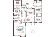 Ranch Style House Plan - 4 Beds 2.5 Baths 2447 Sq/Ft Plan #63-253 