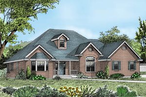 Traditional Exterior - Front Elevation Plan #101-102