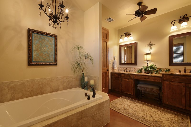 Architectural House Design - Interior - Bathroom 6 for Ranch House Plan #140-149 - 3 bed, 2.5 bath