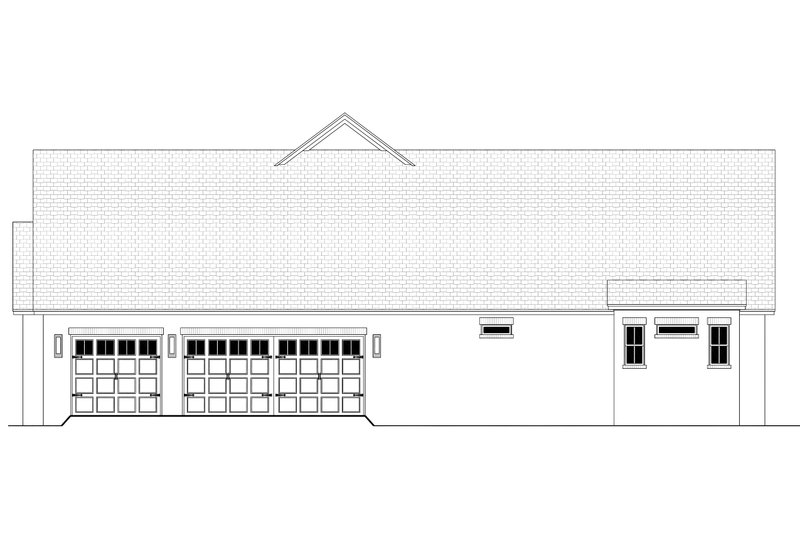 House Design - Exterior - Other Elevation 1 for Traditional House Plan #430-383 - 5 bed, 4.5 bath