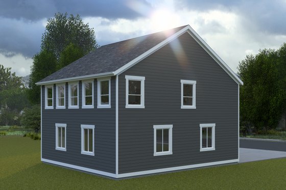 Exterior - Other Elevation 3 for Craftsman House Plan #1060-390 - 2 bed, 1 bath