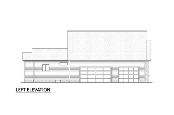 Exterior - Other Elevation 2 for Country House Plan #1089-23 - 3 bed, 2 bath