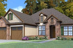 Traditional Exterior - Front Elevation Plan #63-382