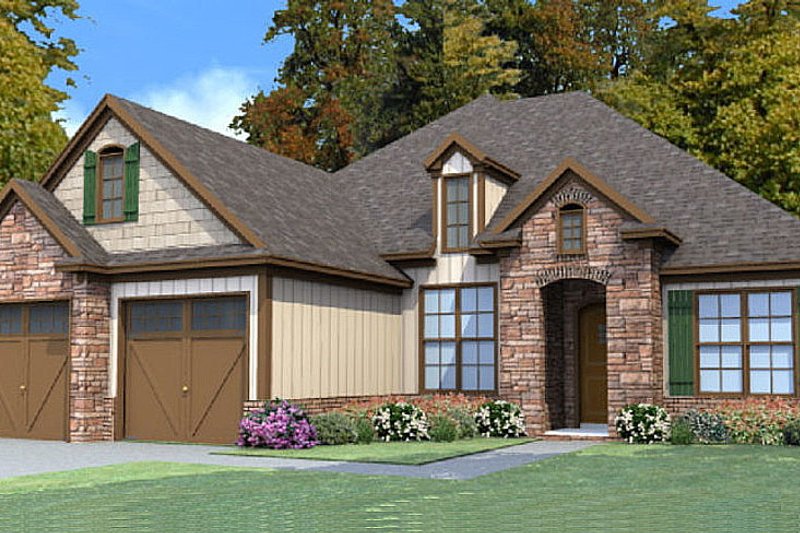 Traditional Style House Plan - 4 Beds 2 Baths 2064 Sq/Ft Plan #63-382