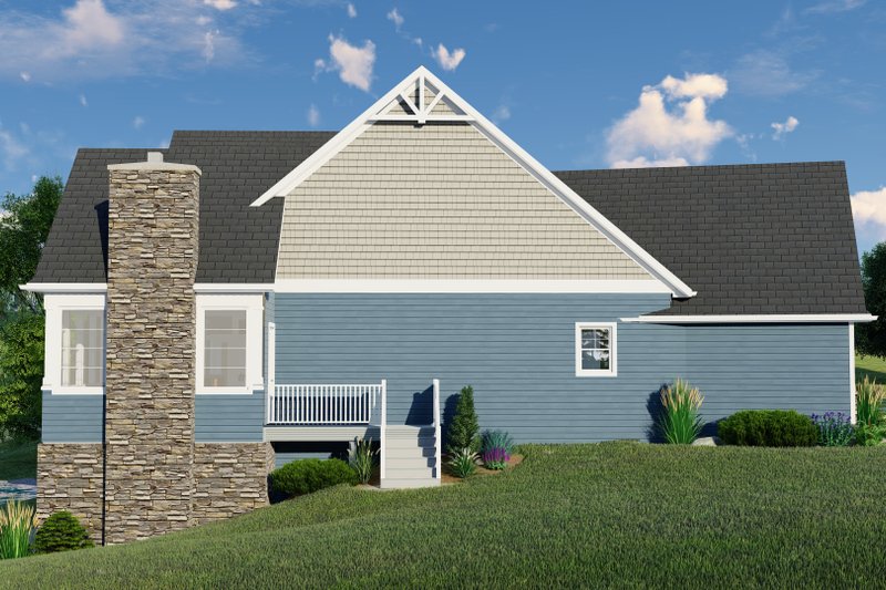 Dream House Plan - Exterior - Other Elevation 1 for Cottage House Plan #1064-186 - 2 bed, 3.5 bath
