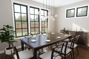 Interior - Dining Room for Farmhouse House Plan #48-1043 - 4 bed, 3 bath