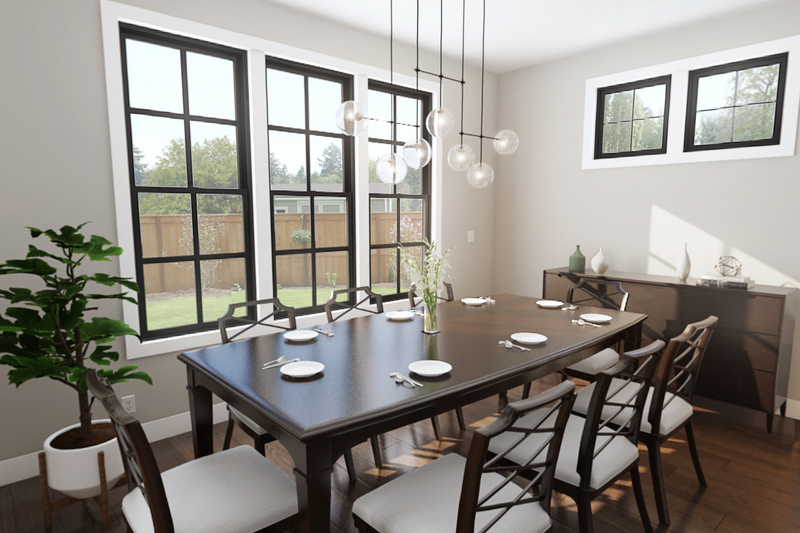 Home Plan - Interior - Dining Room for Farmhouse House Plan #48-1043 - 4 bed, 3 bath