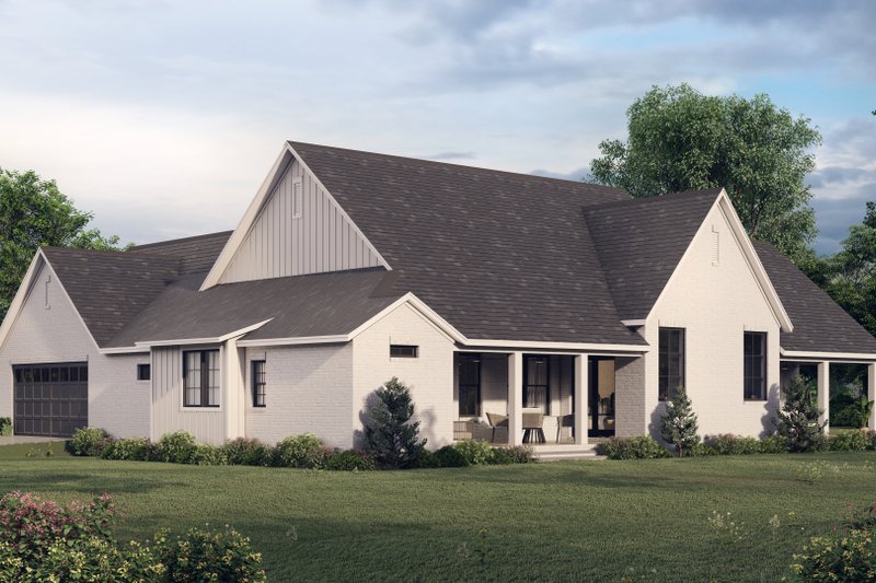 Dream House Plan - Exterior - Rear Elevation for Cottage House Plan #430-263 - 3 bed, 2.5 bath