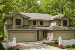 Traditional Exterior - Front Elevation Plan #96-203