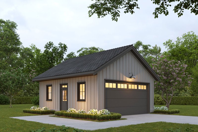 Dream House Plan - Farmhouse Exterior - Front Elevation Plan #1114-42