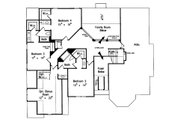 European Style House Plan - 5 Beds 4.5 Baths 3618 Sq/Ft Plan #927-27 