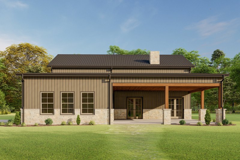 Barndominium Style House Plan - 3 Beds 2.5 Baths 2148 Sq/Ft Plan #1092-53